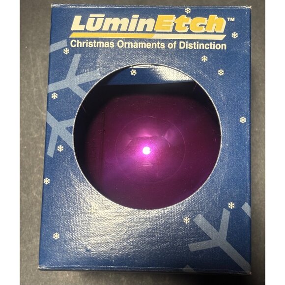 Luminetch VTG 1993 Limited Edition Glass Lighted Christmas Ornament Santa - Picture 9 of 10